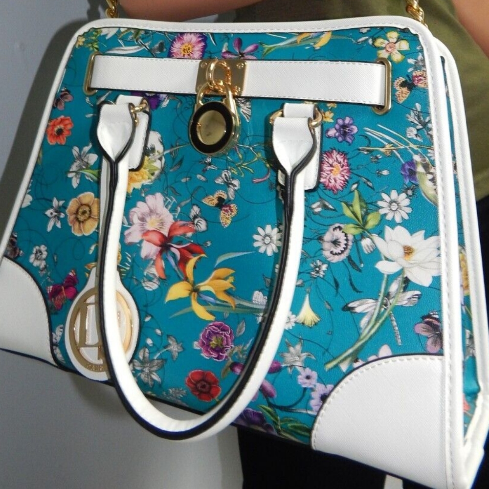 Dasein Handbag & Purse Flowery Design
